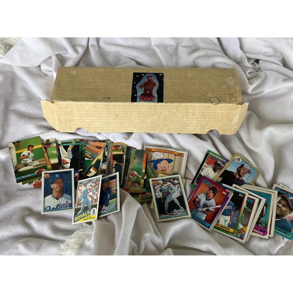 Vintage Baseball Card Lot 1980s 1990s Topps Stadium Club Upper Deck Estate Find